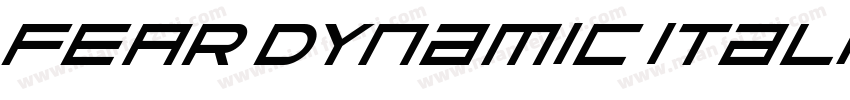 FEAR Dynamic Itali字体转换